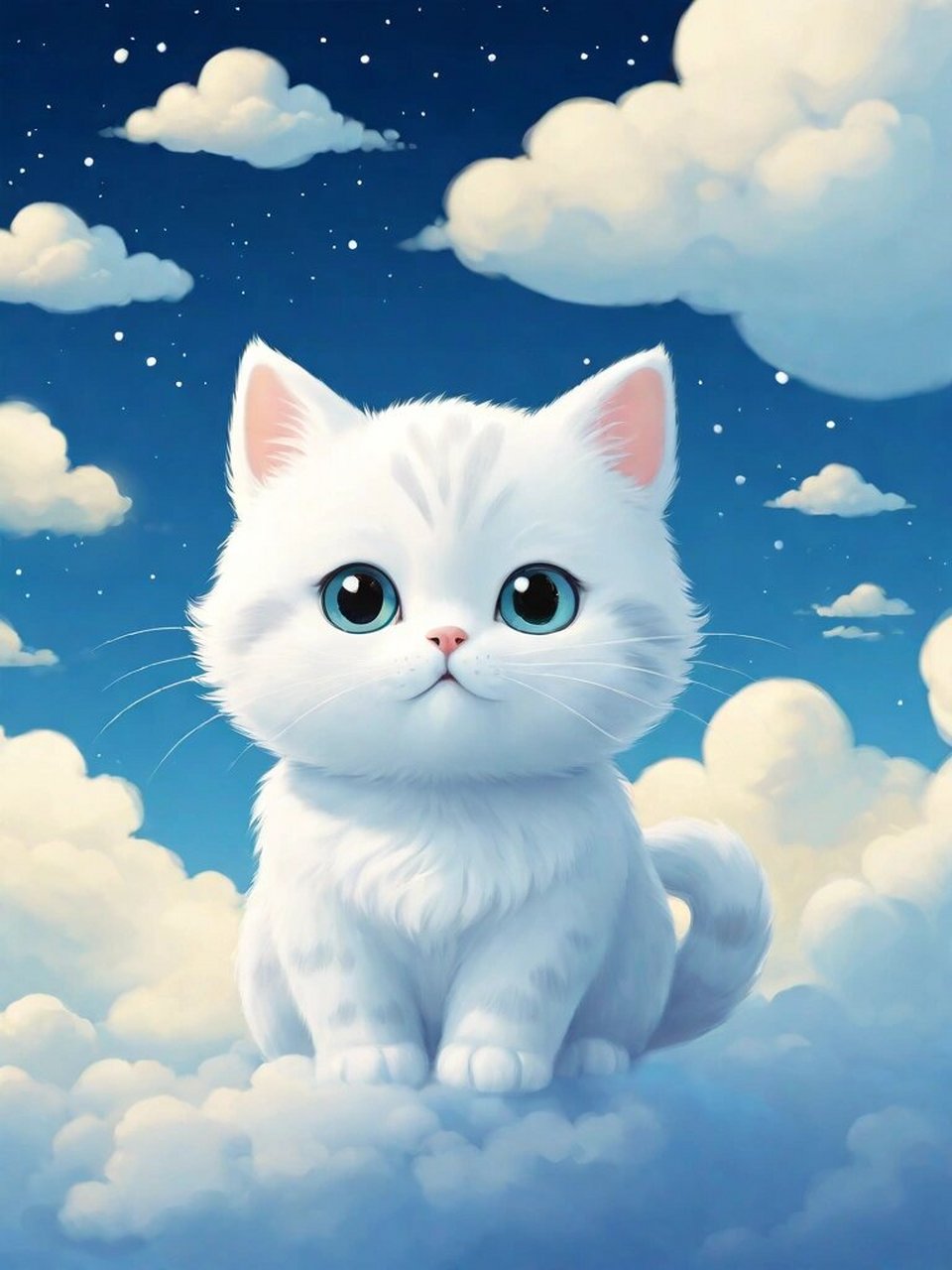 动漫小猫头像 动漫小猫头像需要几部才能画成?miraclevision3.
