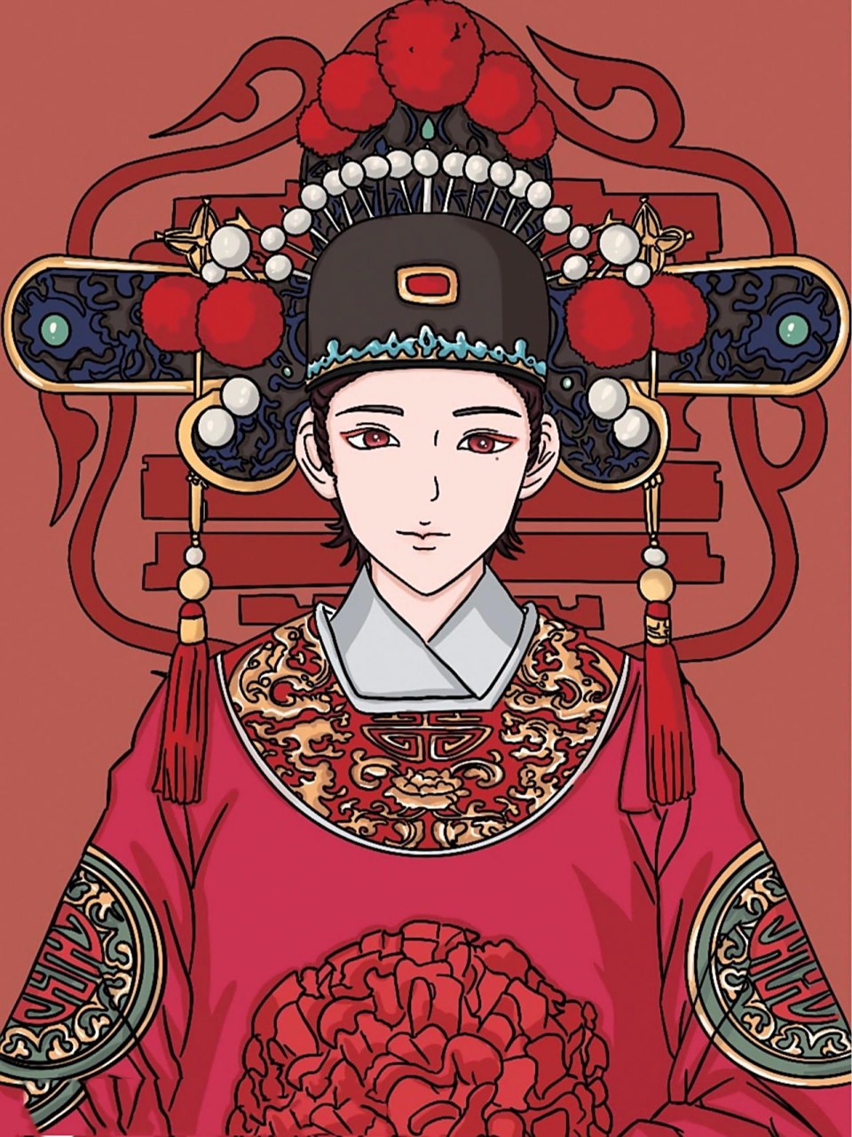 少儿创意美术‖动漫京剧男性角色 动漫京剧角色教学目标:画面中人物是