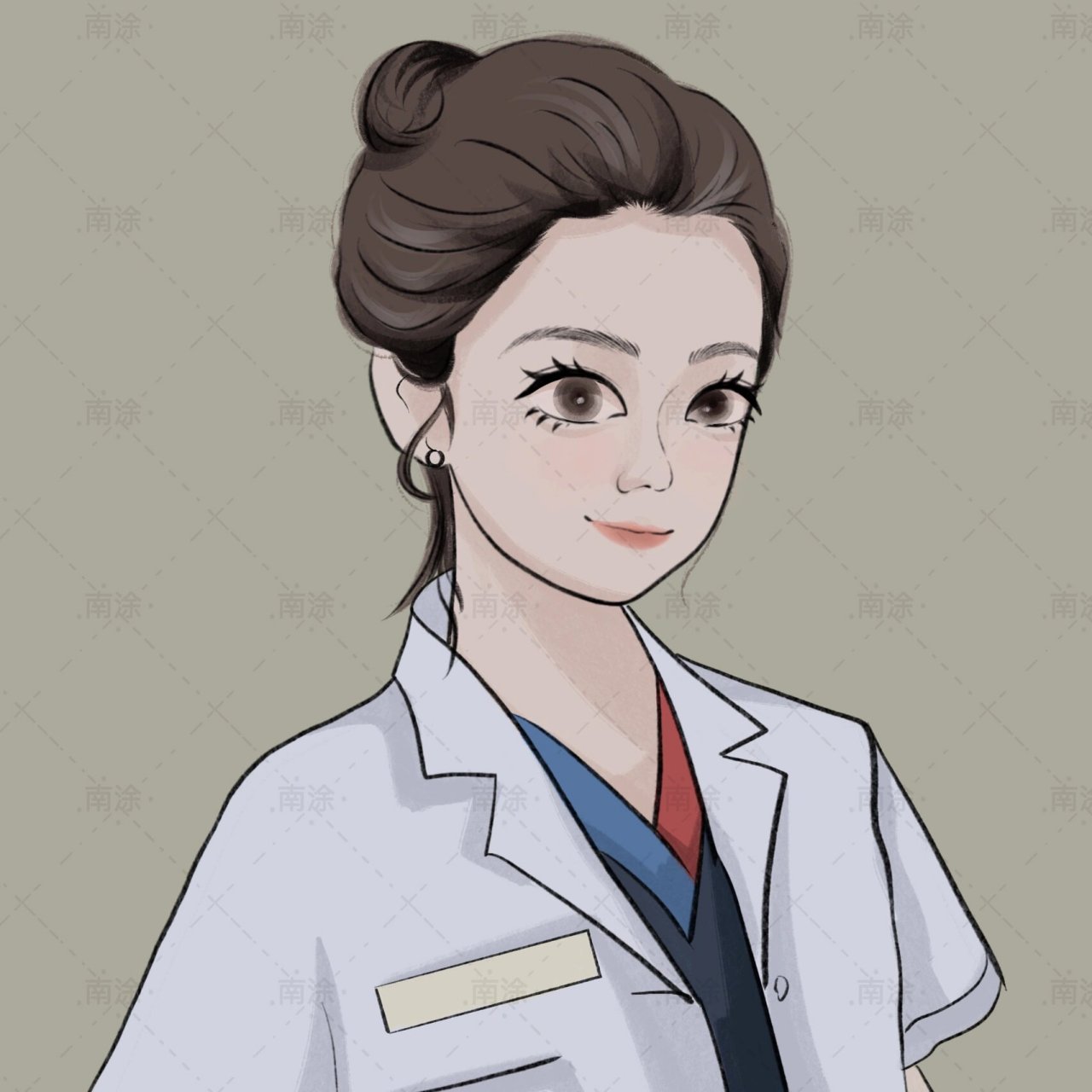 中国医师节头像 致敬医生 致敬中国医生 祝全体医护人员医师杰快乐