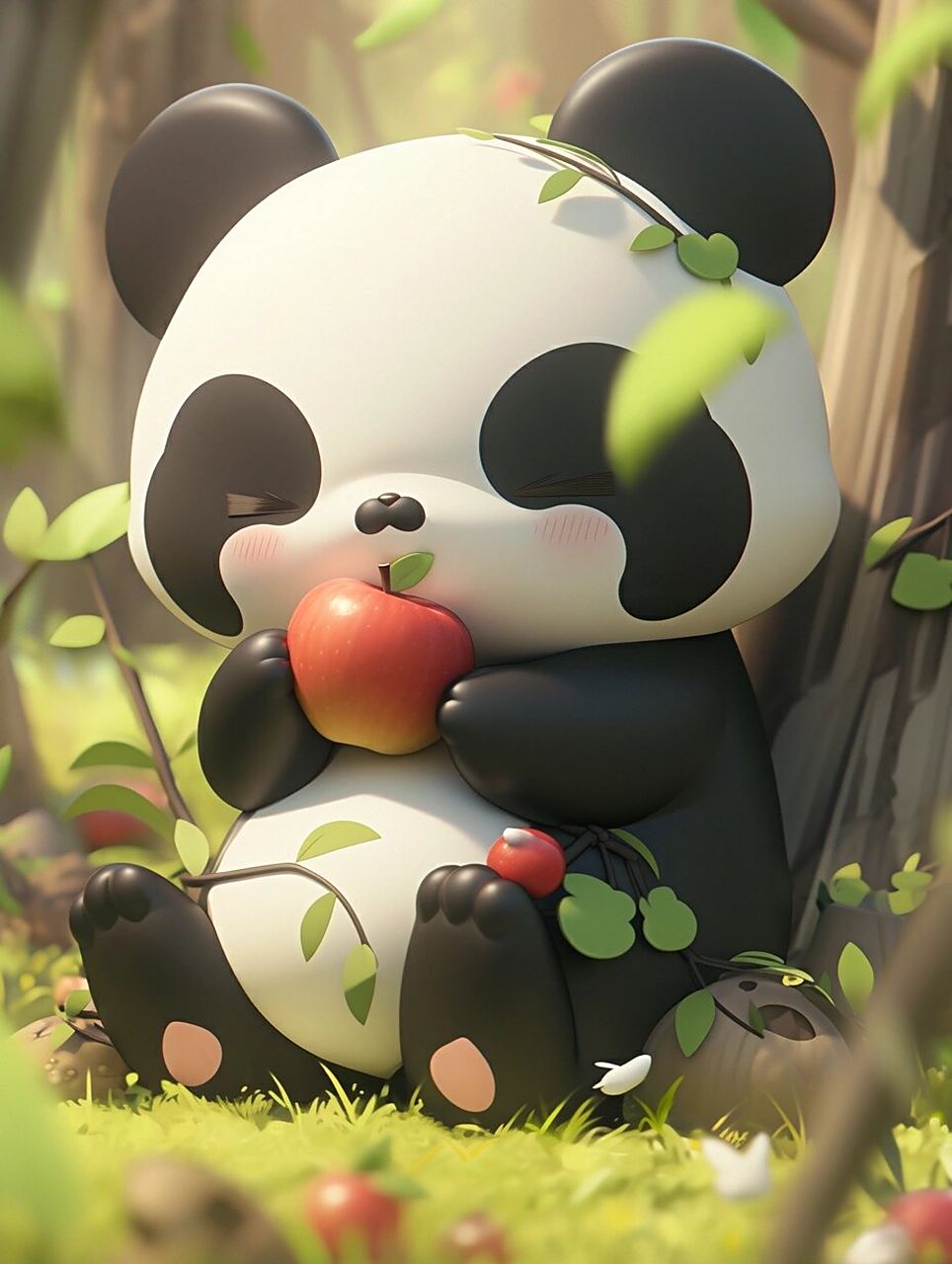 聊天背景图丨小清新 可可爱爱的软趴趴小动物 今日壁纸,聊天背景图 