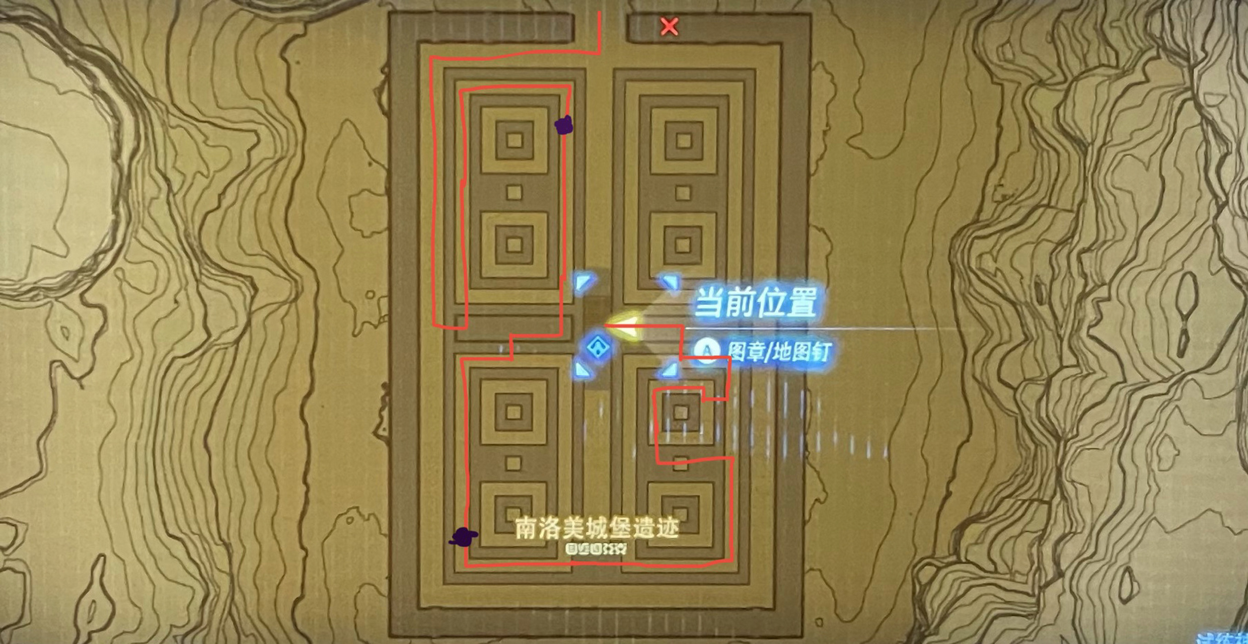 塞尔达传说 迷宫路线 迪拉·玛神庙 位置详情看图一,在地图左下角.