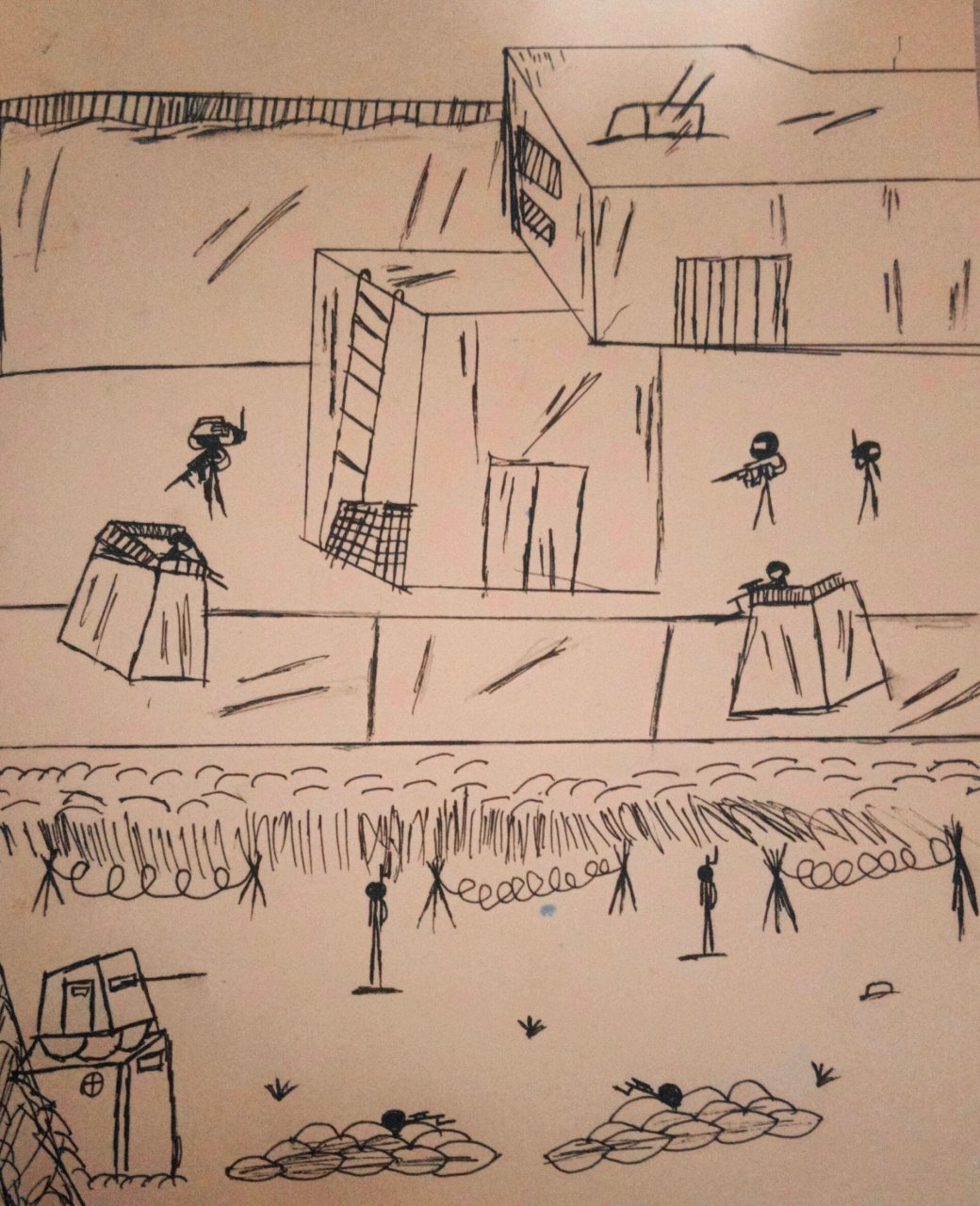 小型火柴人军事基地