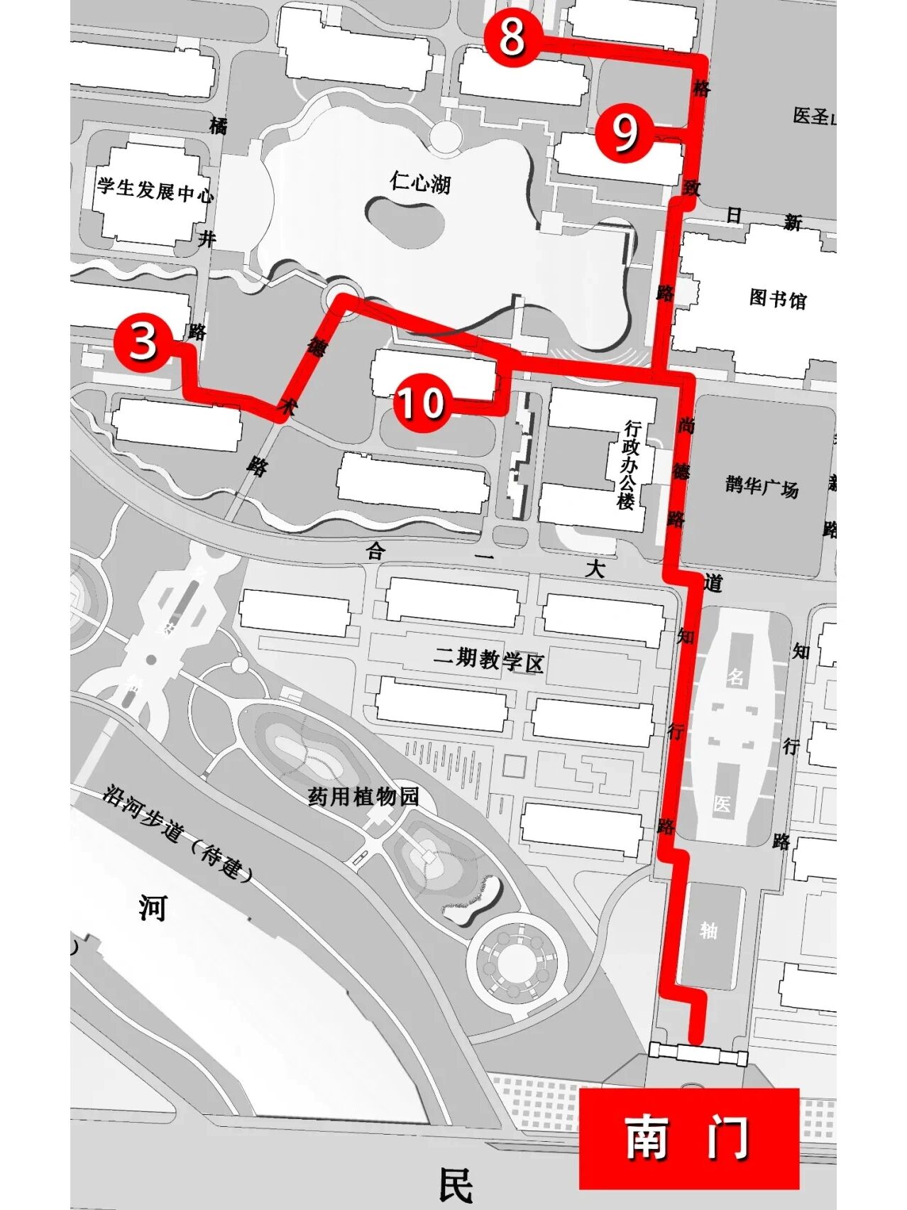 齐鲁医药学院路线图,报道那天别跑错喽