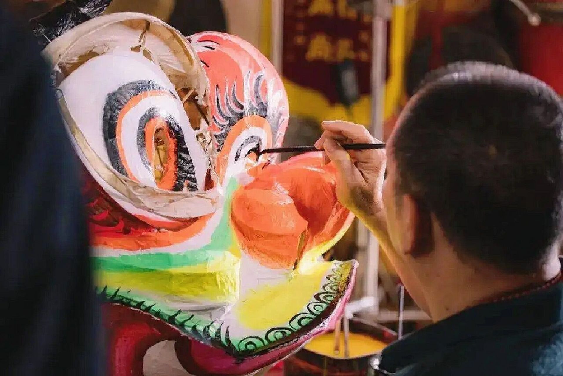 非遗文化之一一彩扎(佛山狮头)(一) 彩扎(佛山狮头),广东省佛山市传统