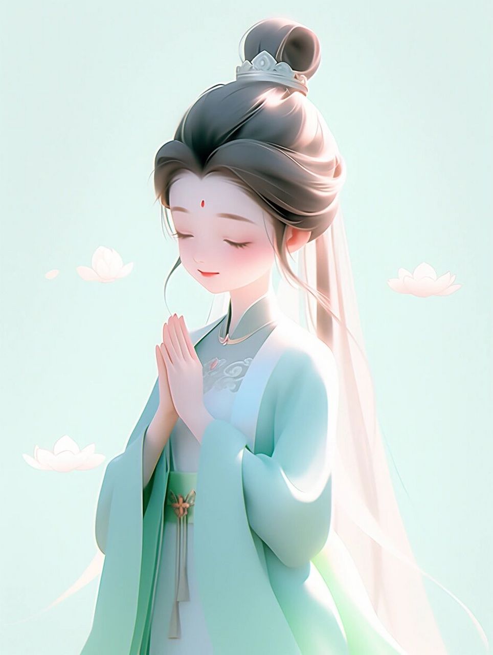 古风壁纸||青衣·佛系女生头像97