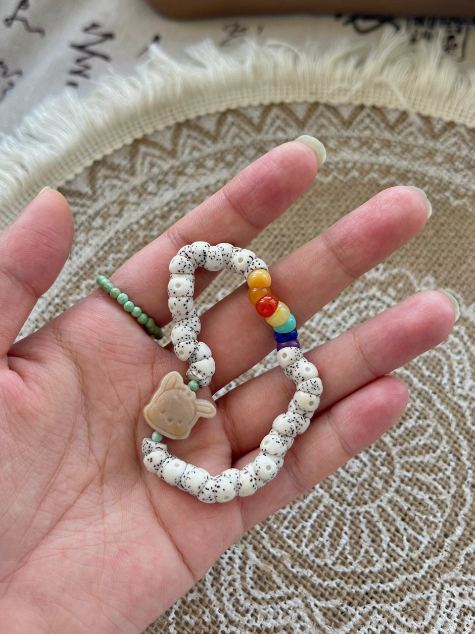 星月菩提大肠手串也太适合女生戴了吧05 96星月菩提单圈 大肠手串