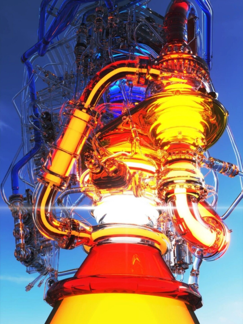 猛禽发动机(raptor)被称为下一代火箭发动机技术,是最先进,最高效的"