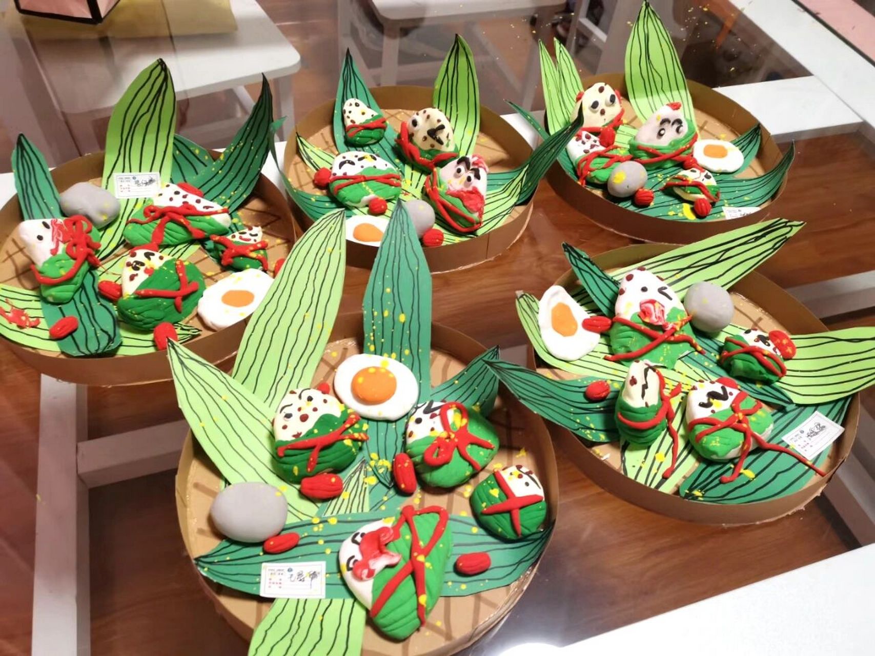 端午节 手工 超轻粘土 粽子