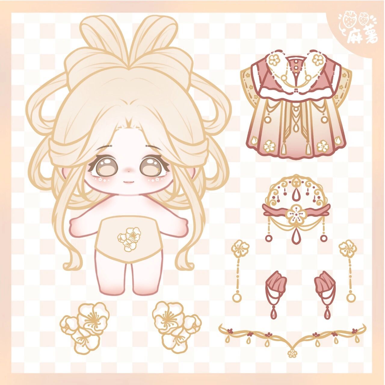 『左滑换装』古风棉花娃娃换装之『杏花』 杏花的花语和象征代表意义