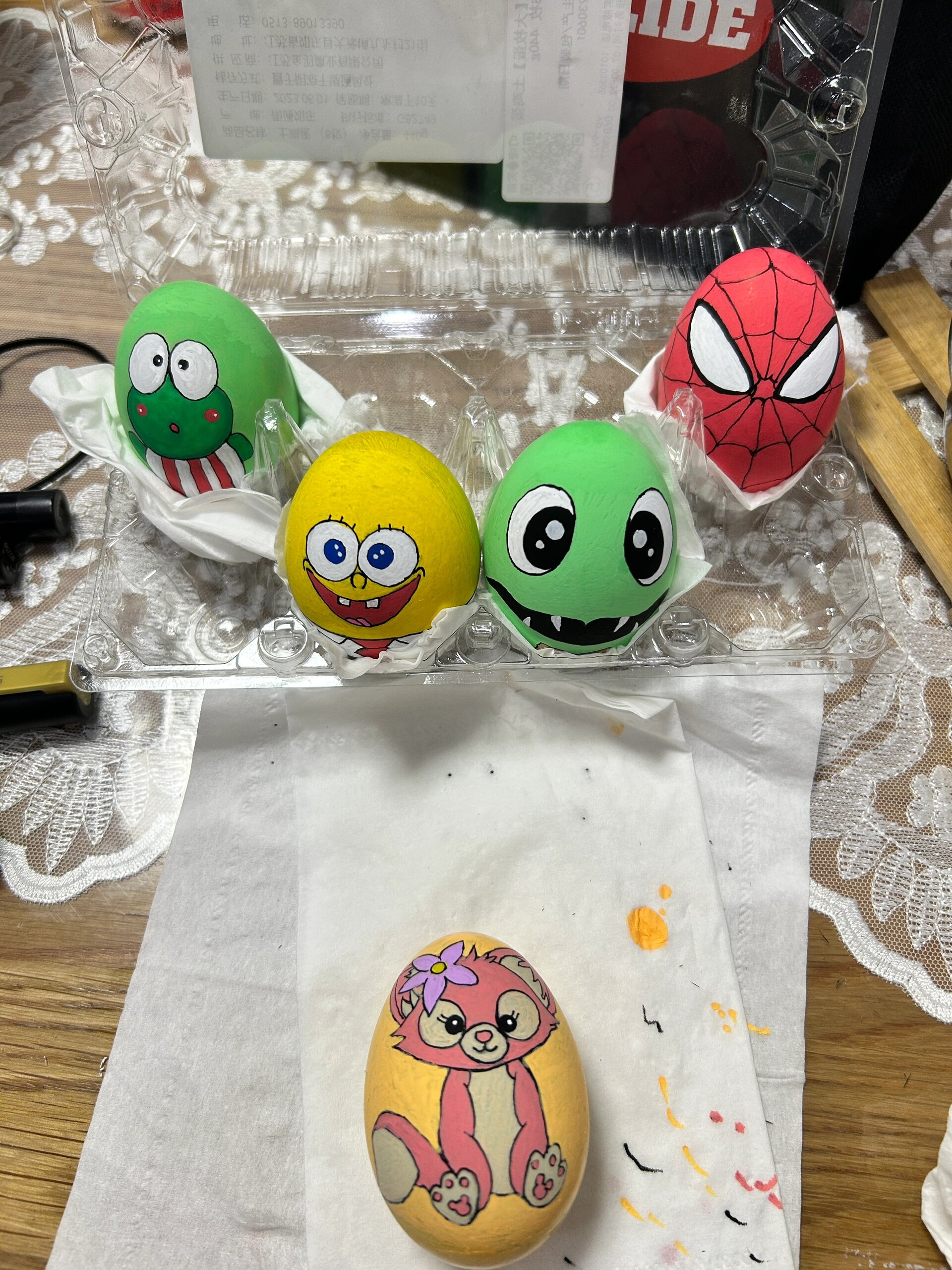 【三爷手绘】鸡蛋彩绘