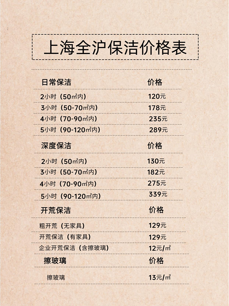 上海家政保洁价格表,全沪可接,可收藏查询 优选阿姨,靠谱极速上门.