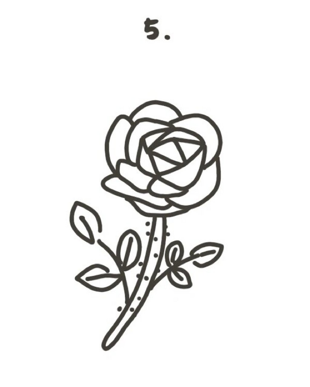 95手绘教程|如何画玫瑰花?