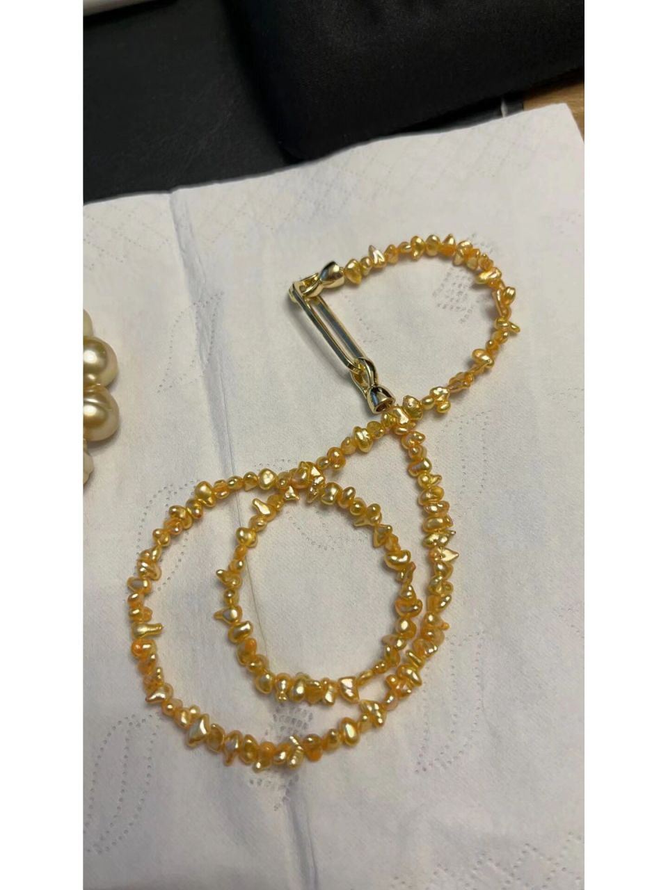 600块买到了染色海水野生无核keshi 珍珠 图便宜的妹纸 又上了个不一