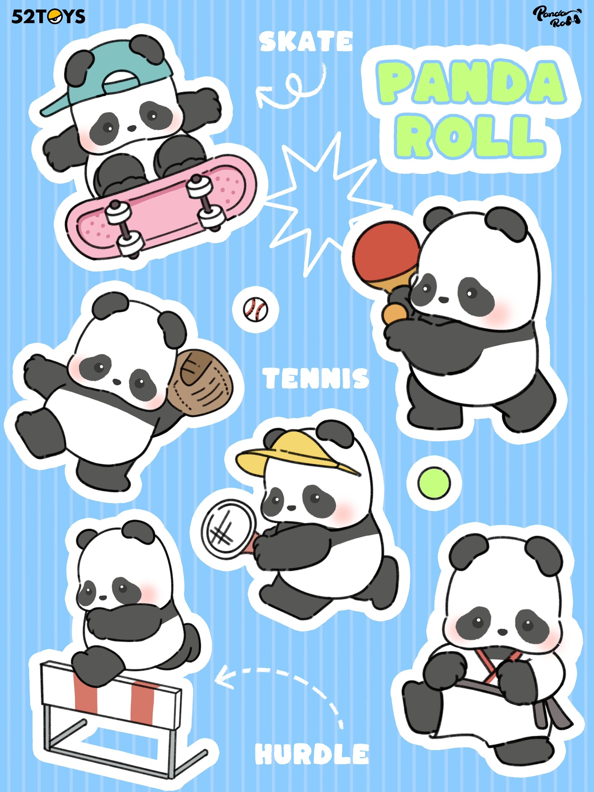 panda roll素材
