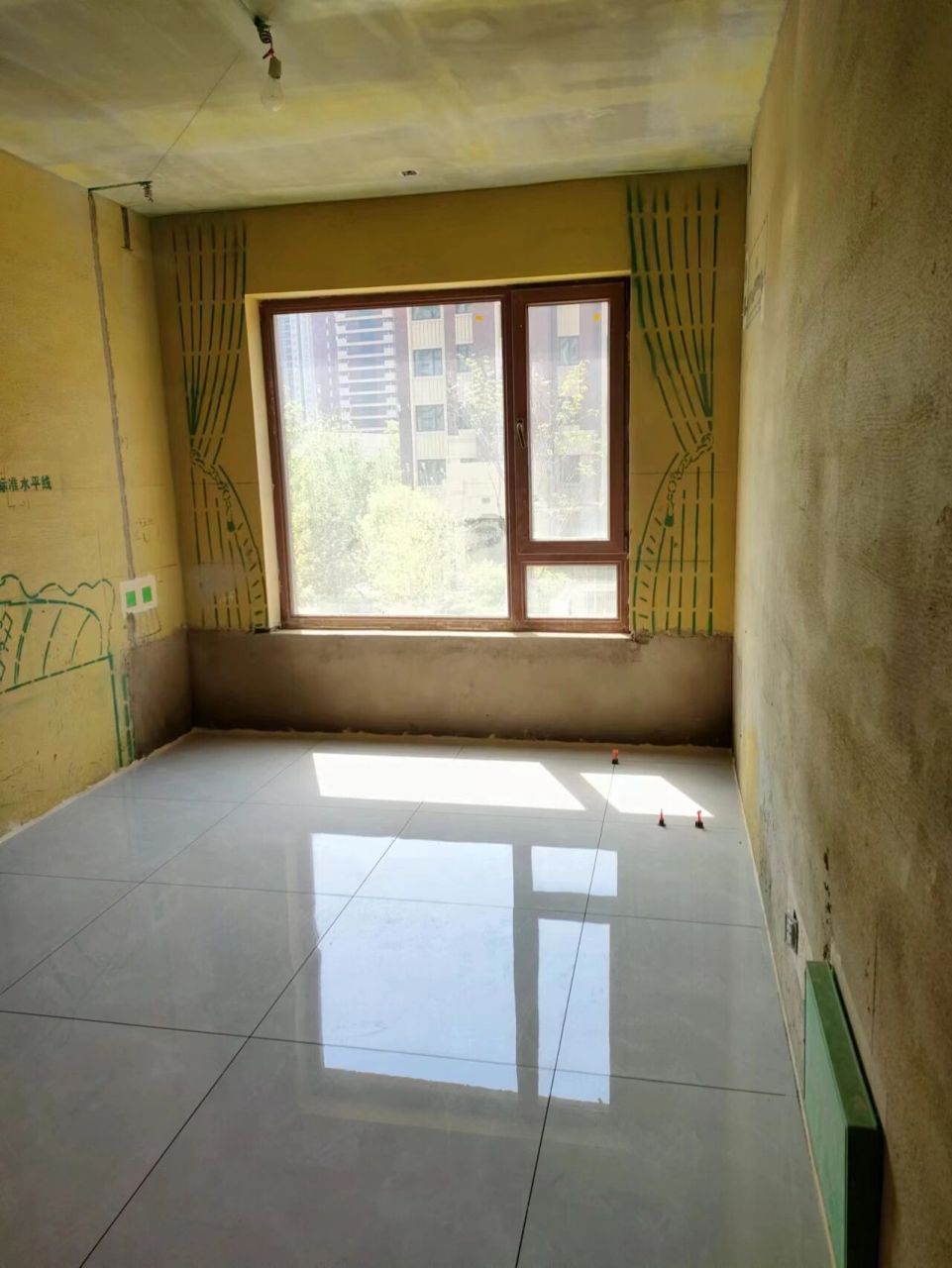 马可波罗瓷砖ch8980as巴黎灰全屋通铺效果 采光一般选择这款地砖真是