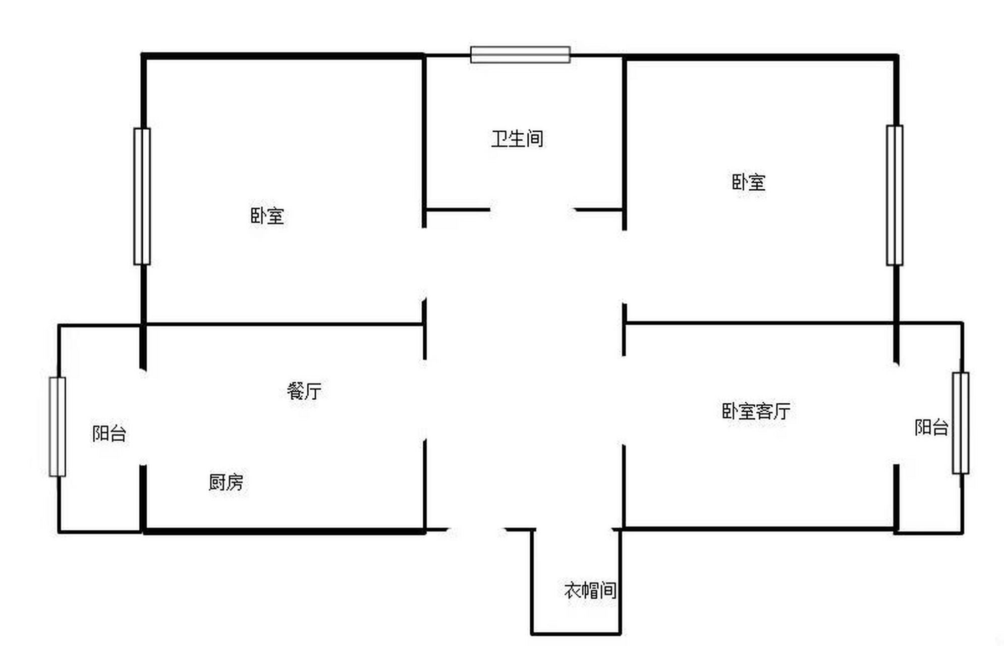中央大街 首付10万 130米仅59万 三室一厅 江边好房 下楼人民广场