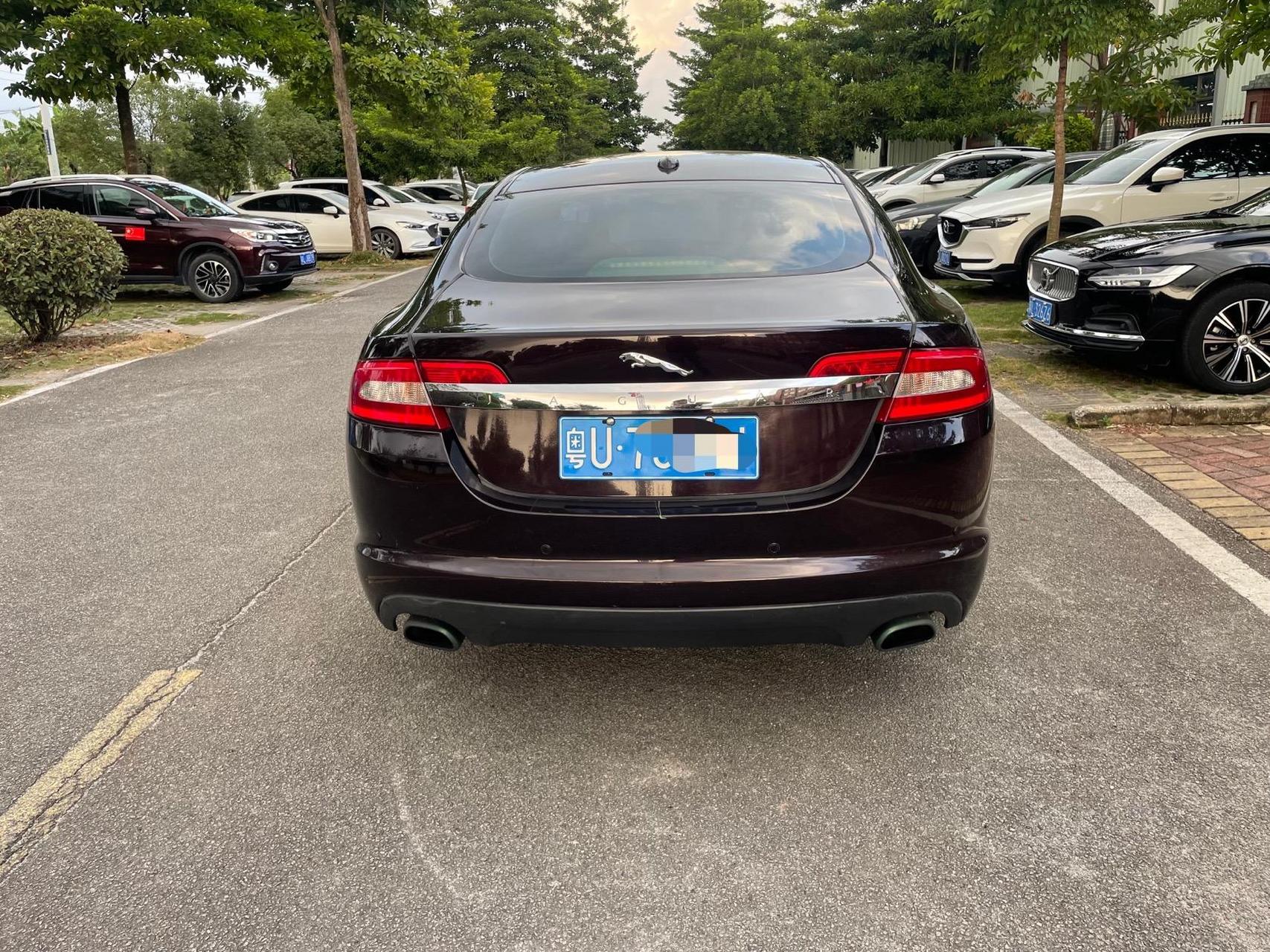 11年捷豹xf酒红色海关进口6档手.