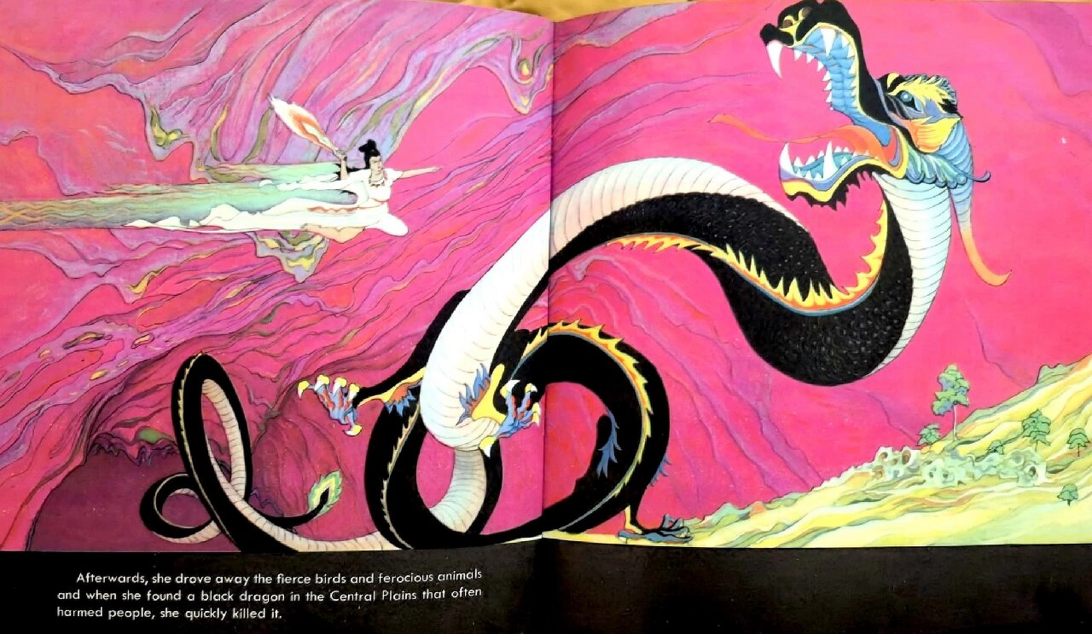 80年代老绘本:女娲补天