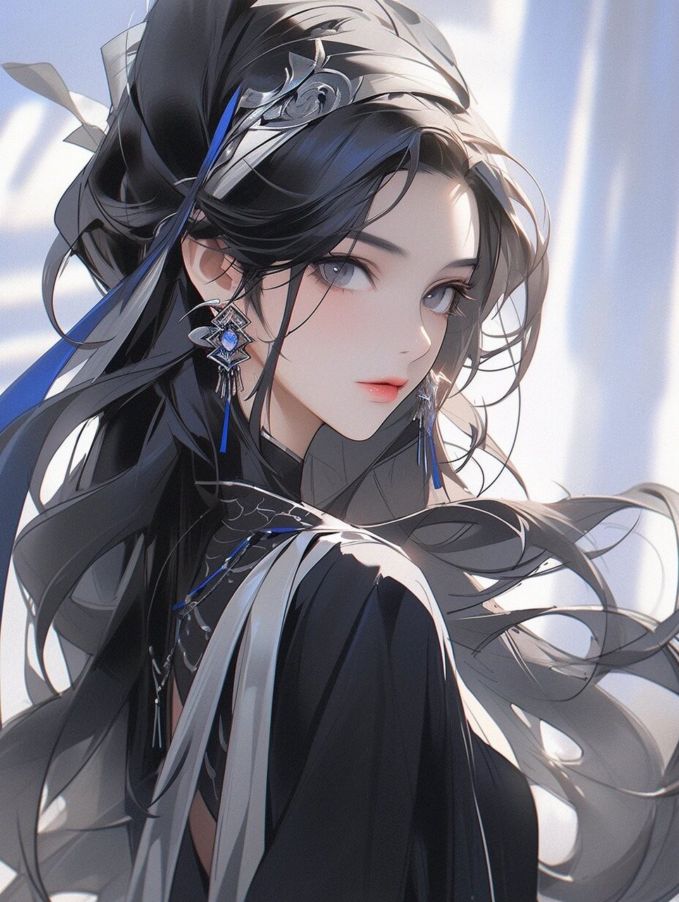 女生头像_暗黑系列古装女子94