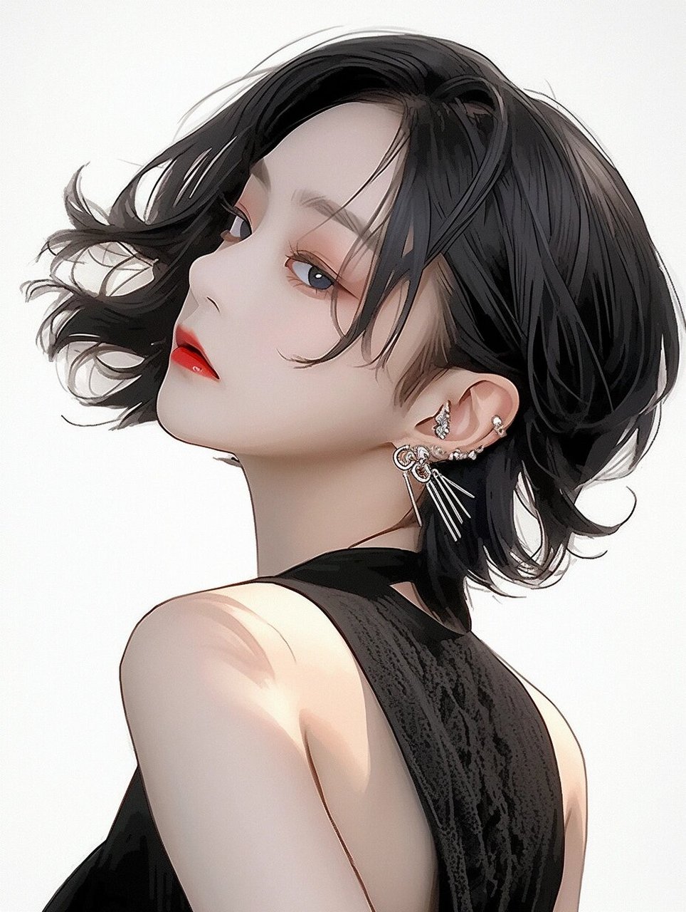 高冷|纯欲|女生头像94短发的美你get了?