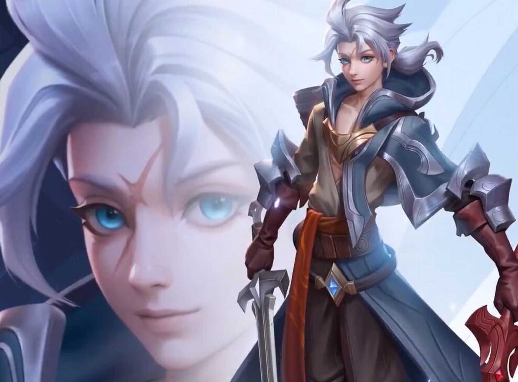 王者官宣新英雄亚连,善良的英雄,双手武器 苦瓜原创,翻版必究!