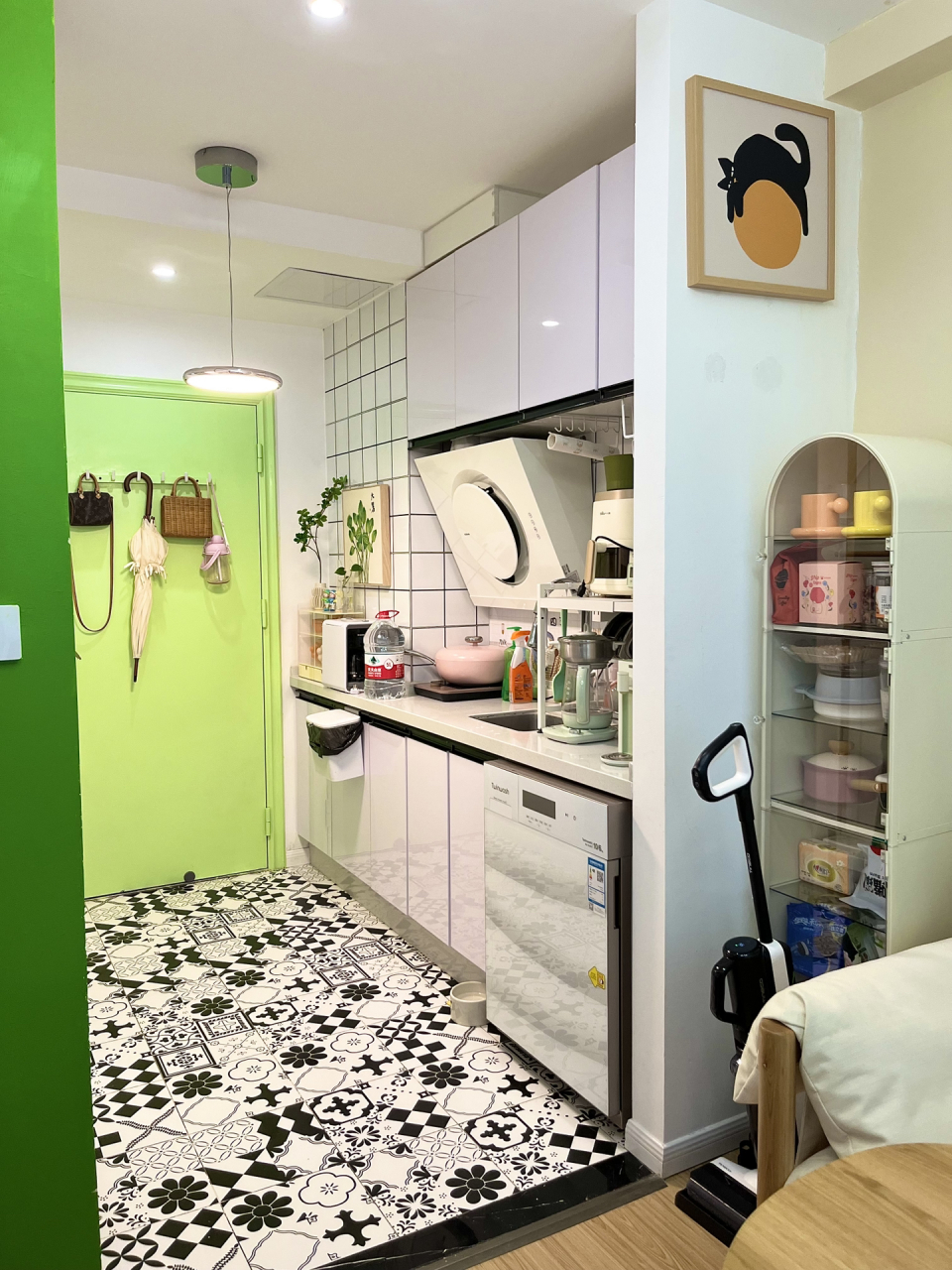 24平一室一厅小公寓| 装修干货(附3d效果图 96大家好呀,我是小蘑菇.