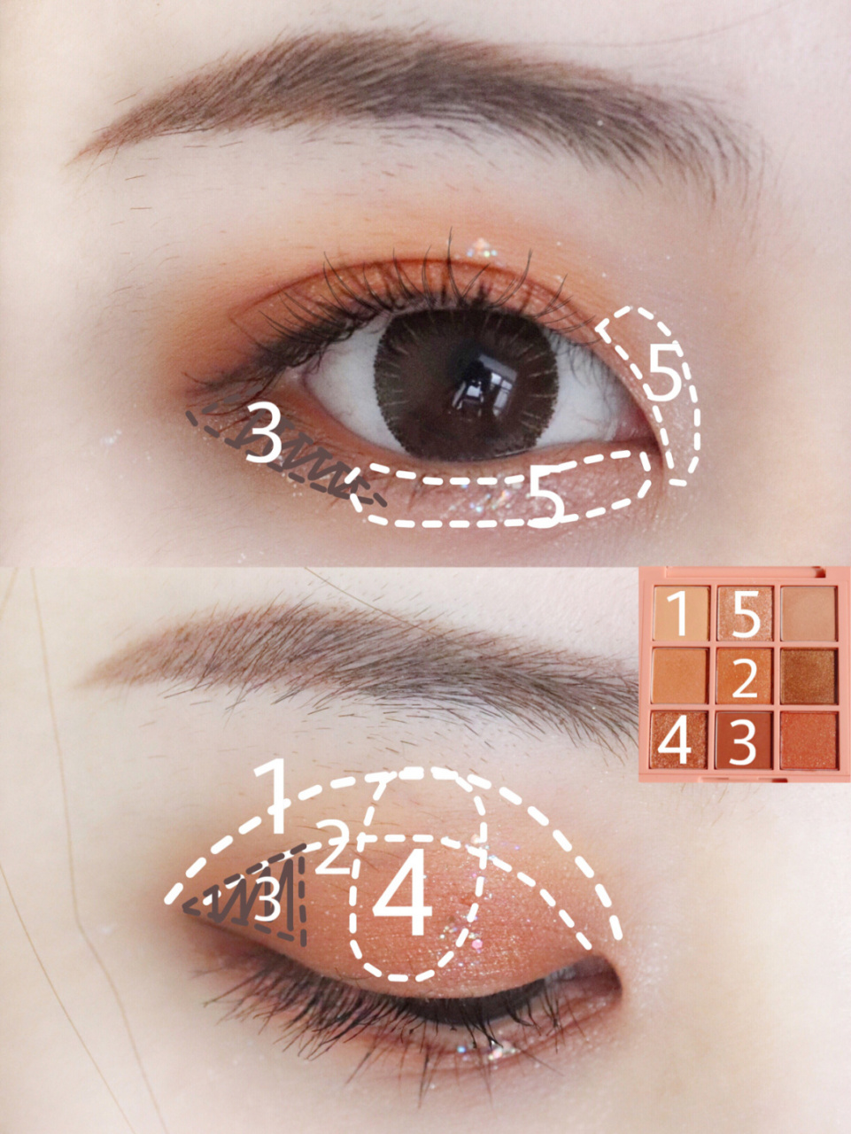 的鞠婧祎仿妆08普通人也可以化的大地色深邃心机眼妆和微笑m唇教程