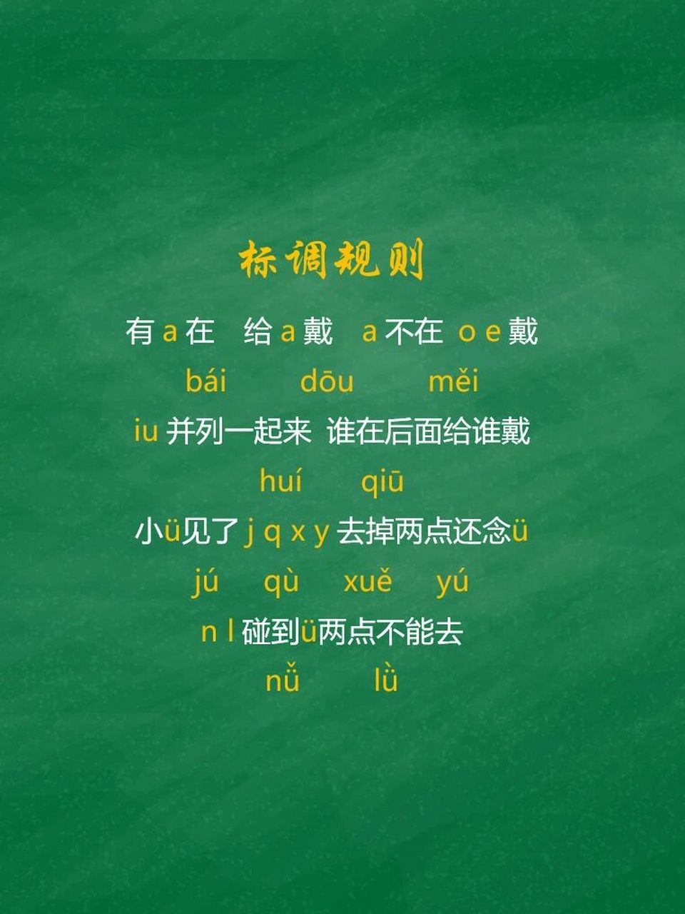 汉语拼音四声调标调规则 拼音重难点知识6015易错题,考试易丢分