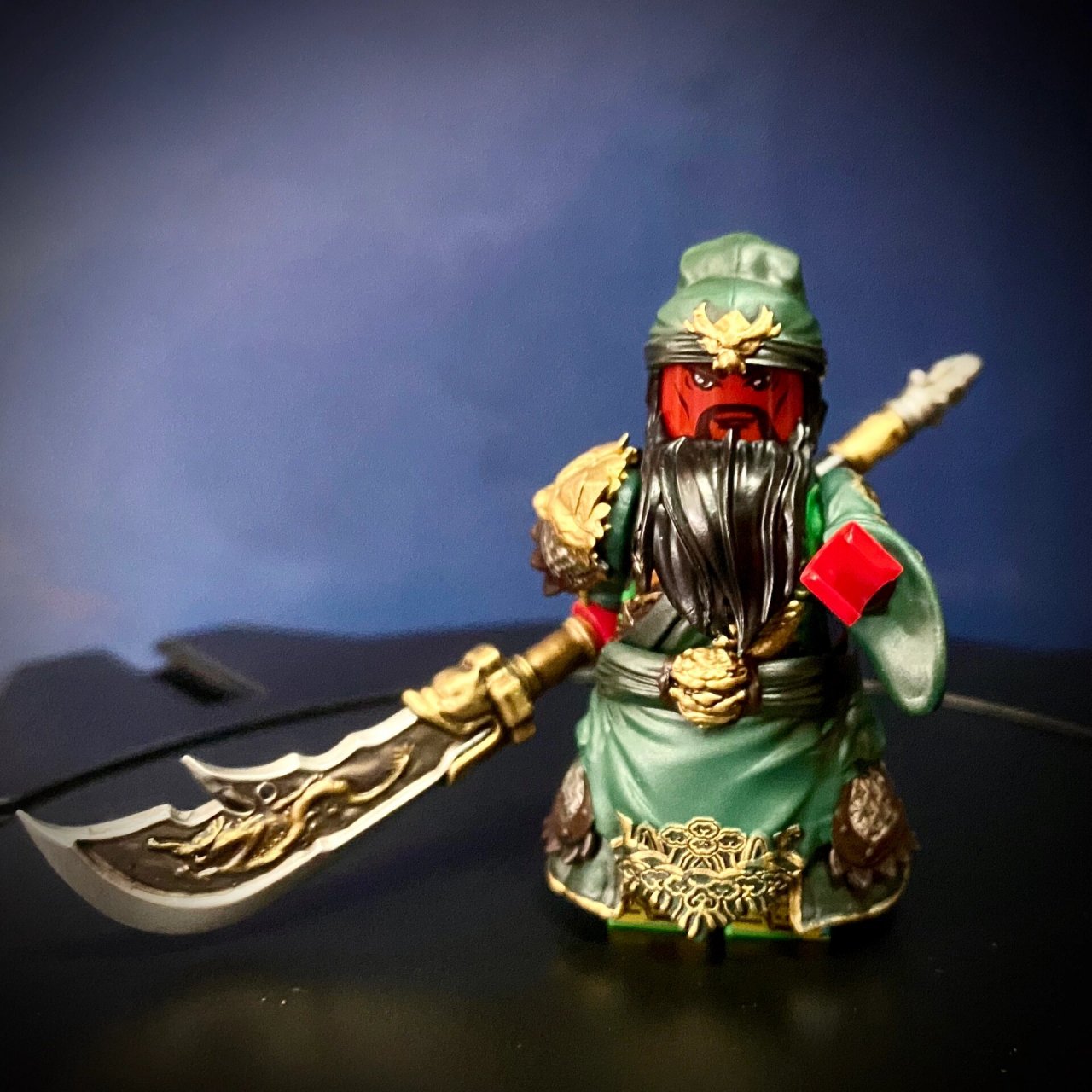 关云长 乐高人仔moc 三国篇 私人定制版(非大货版,涂装会有不同,请勿