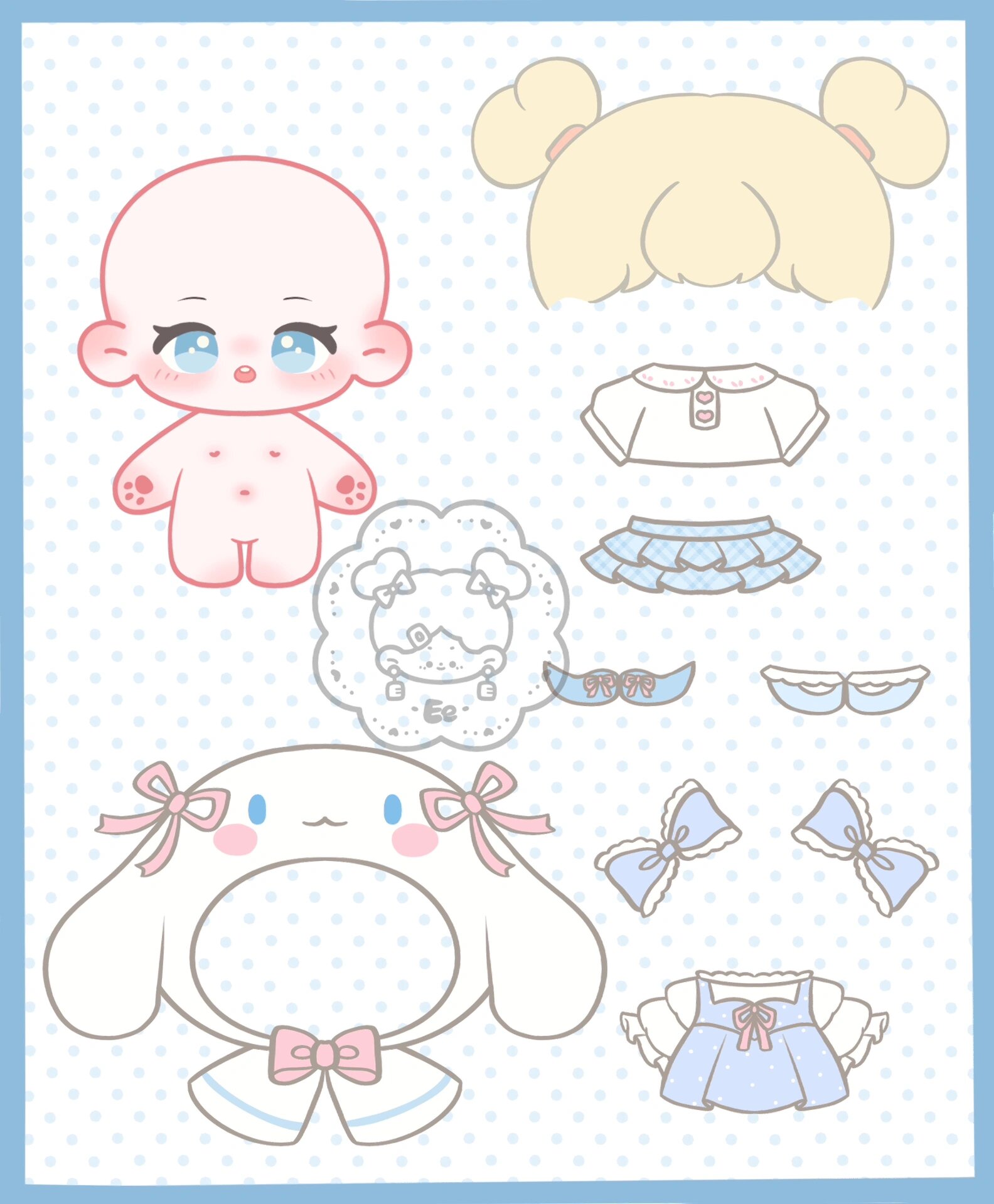 棉花娃娃换装大耳狗