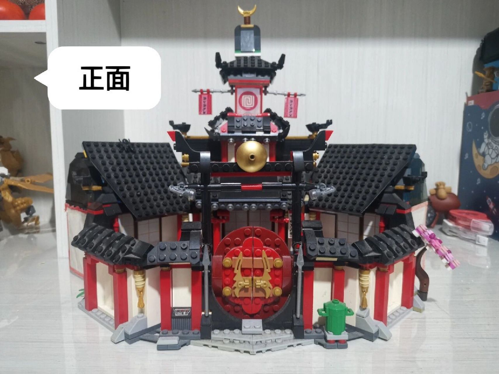乐高幻影忍者moc神秘的幻影旋转术训练馆1
