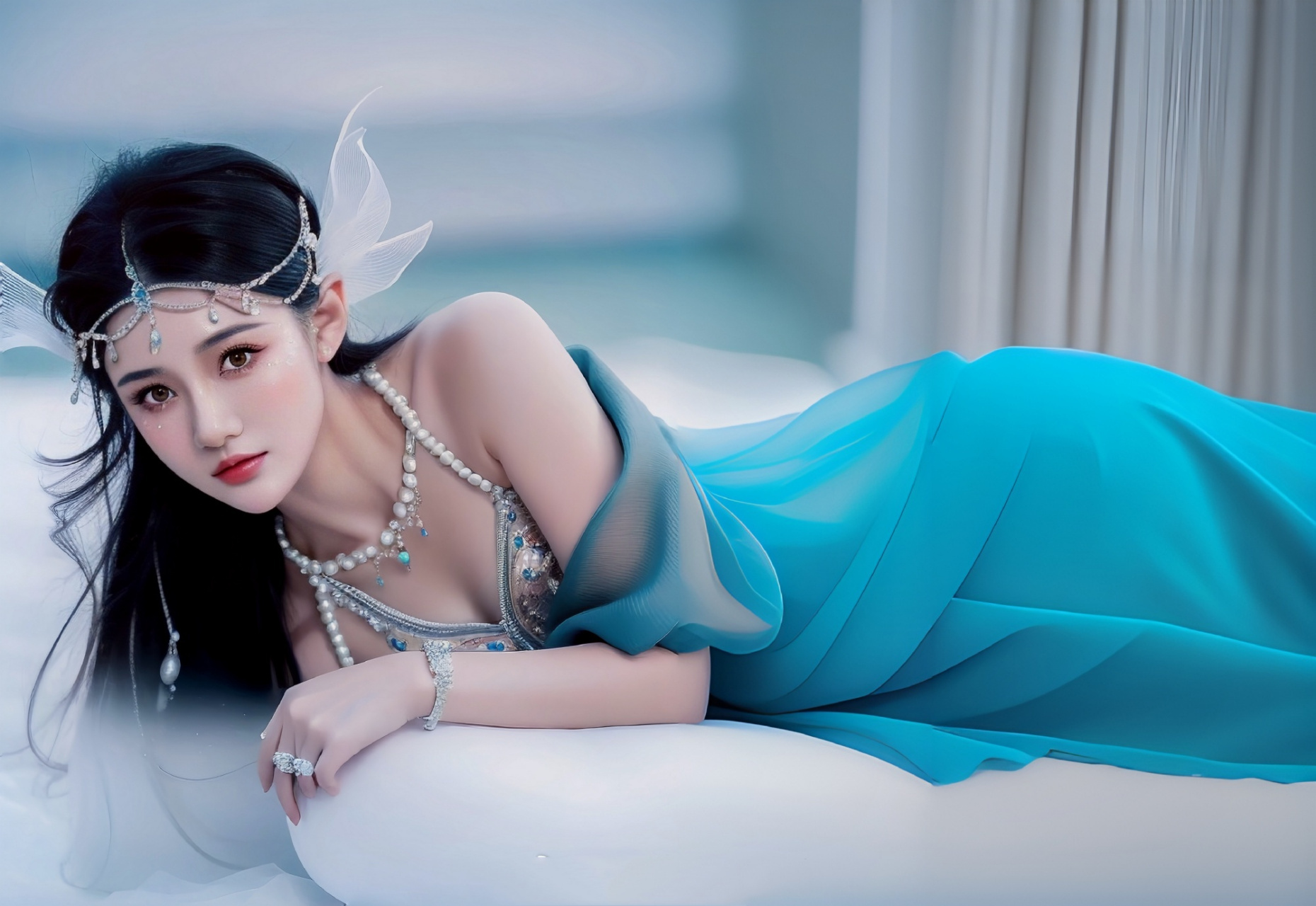 王熙然crystal,人鱼姬壁纸写真