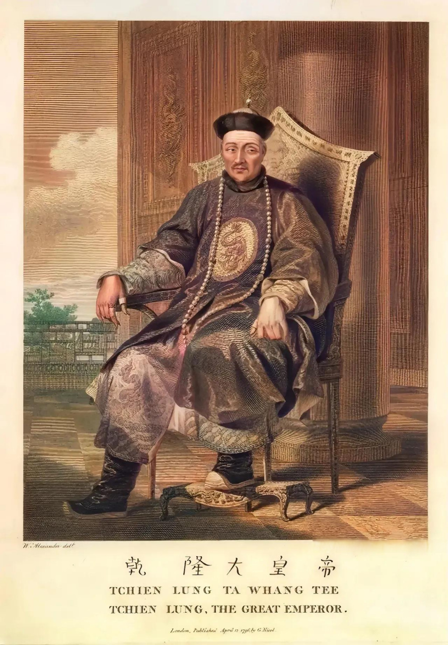 布达拉宫乾隆皇帝画像图片