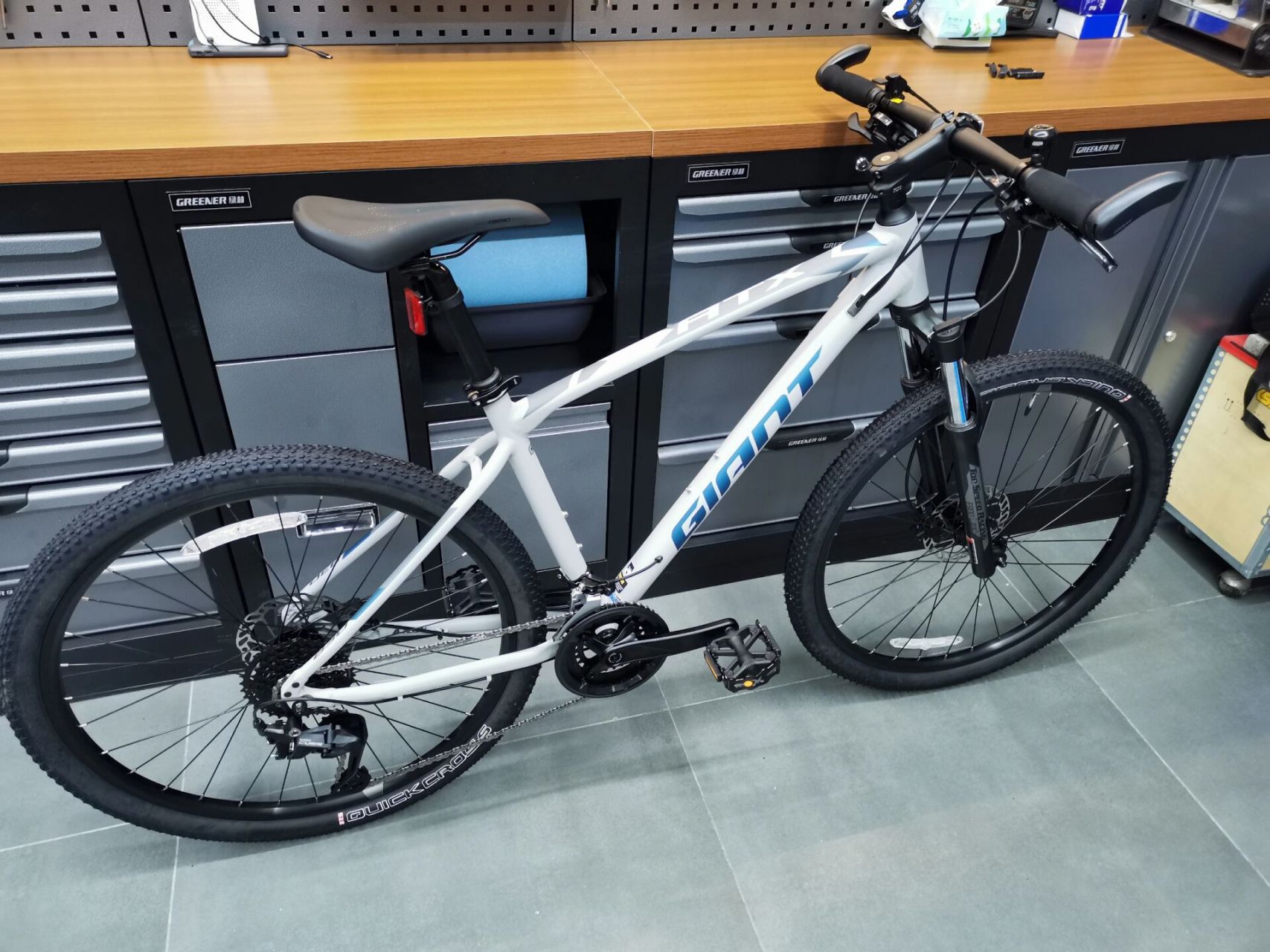 捷安特 24款atx830 山地车 24款 atx 830 铝合金车架 三拓油簧线控