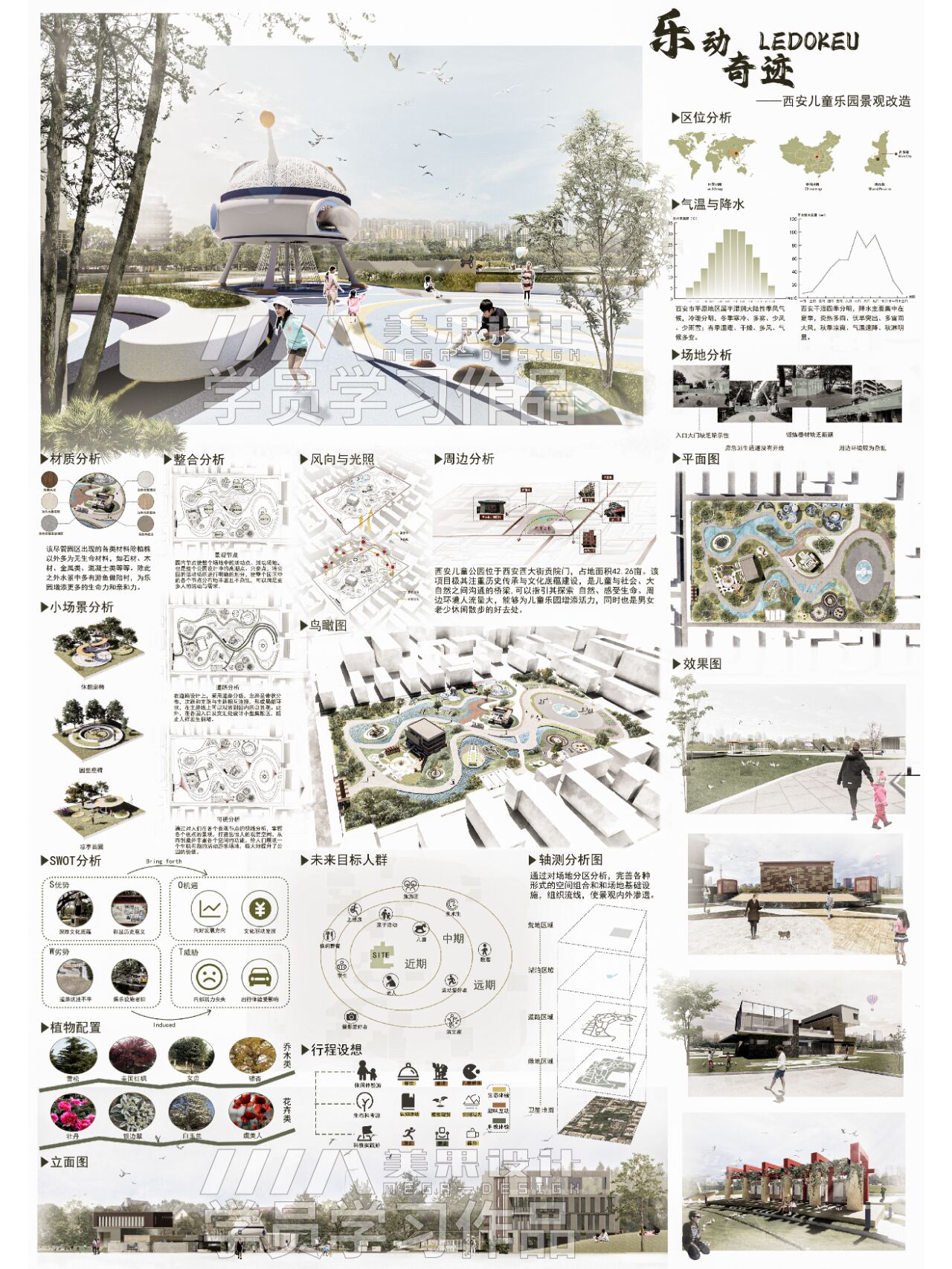 环艺 | 景观排版展板作品展示 | 美果设计