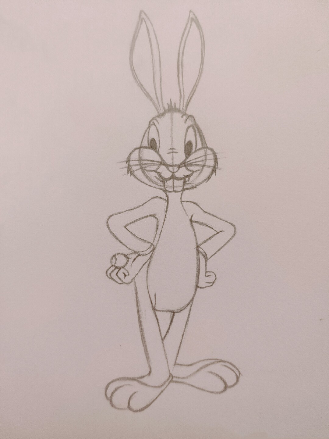 临摹动画大师作品 可爱哒兔八哥 #简笔画教程