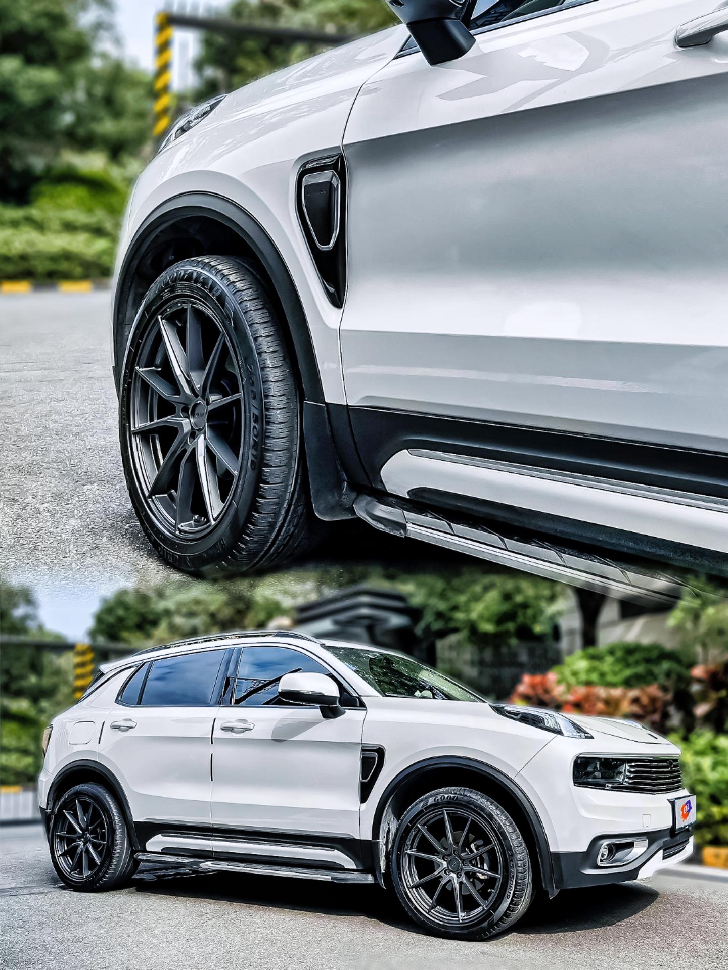 elit旋压轮毂ff8066 领克01升级案例,19寸齐平数据