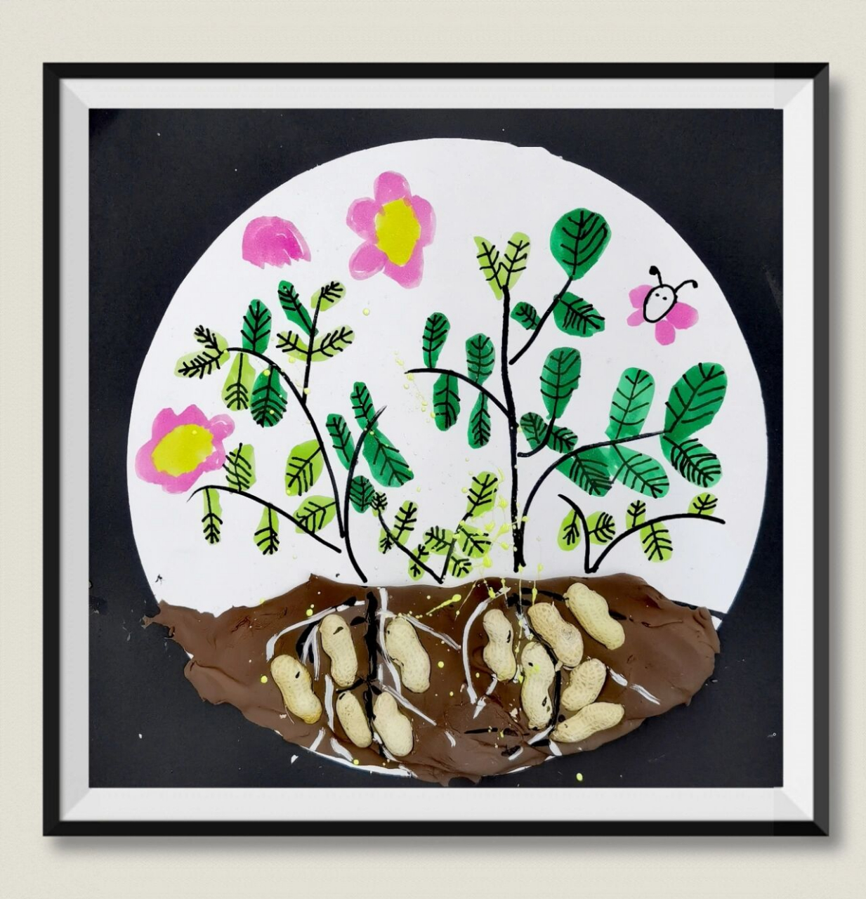 创意美术《地里的落花生》,5～6岁 8215知识点: 1.