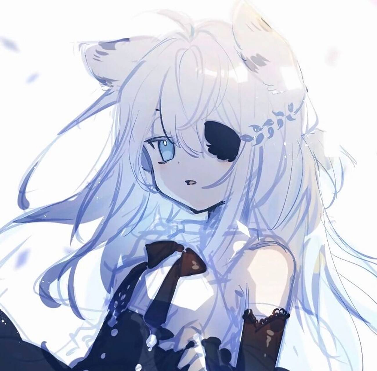 帅气背影/银发独眼/女仆恶魔/动漫女生头像