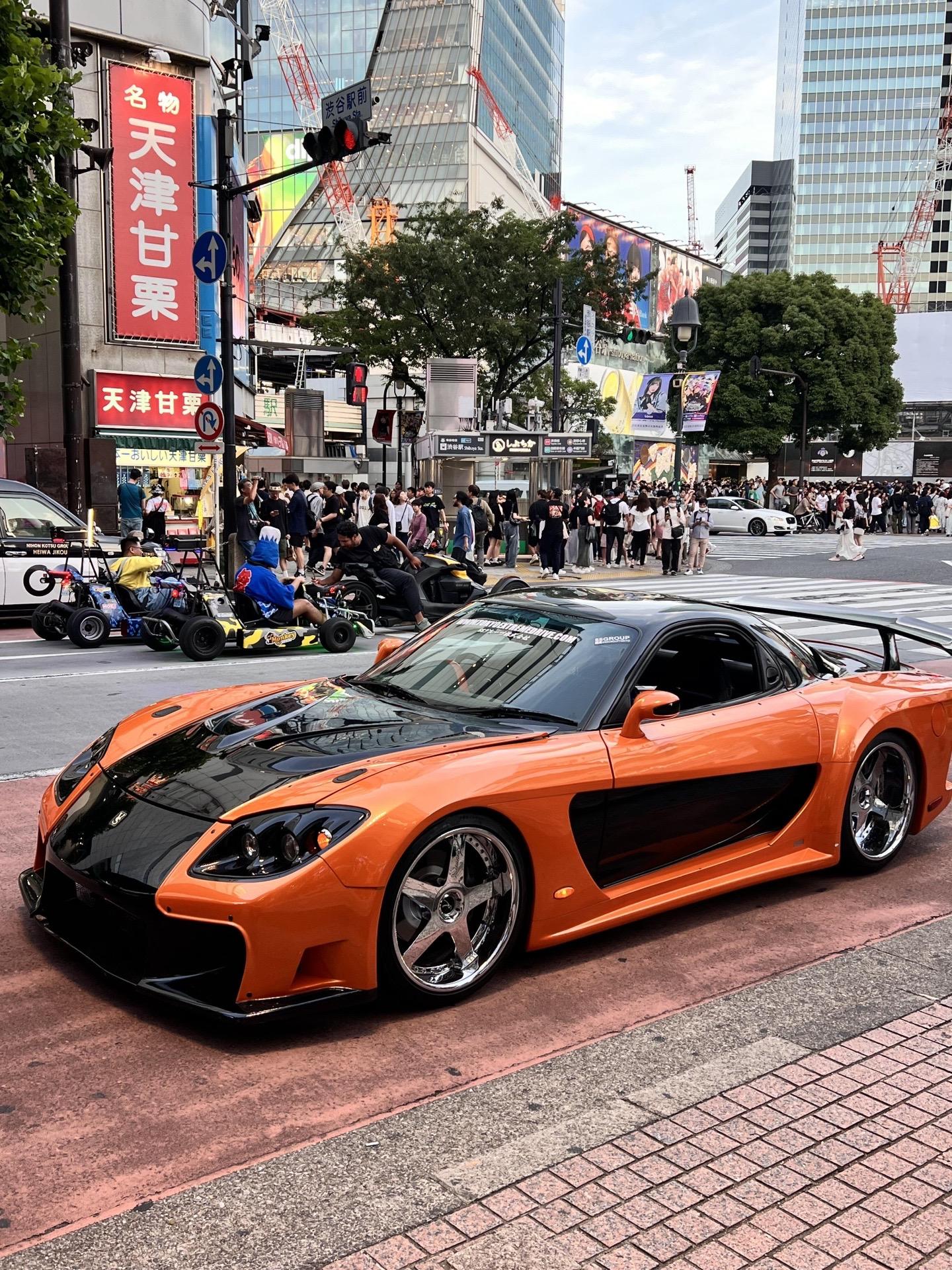 韩同款座驾马自达rx7rx7 速度与激情