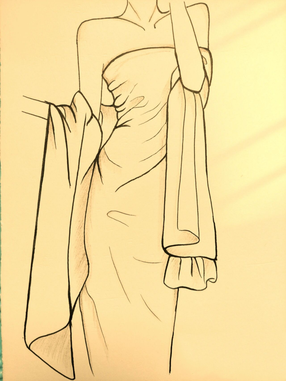 美女黑白简笔画#绘画教程14(附过程) 辣妹简笔画☞绘画过程 宝宝们