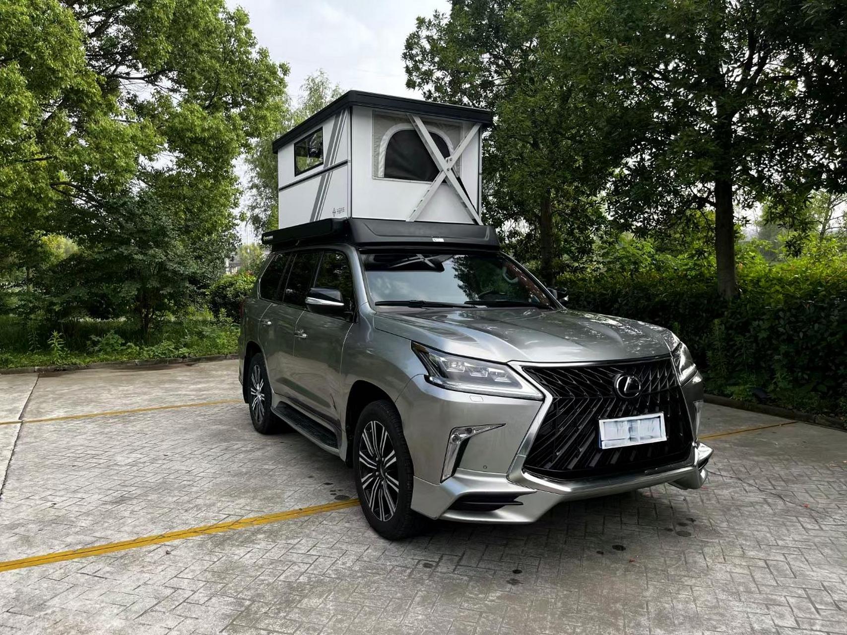 雷克萨斯570 全硬壳自动遥控车顶帐篷坦克500