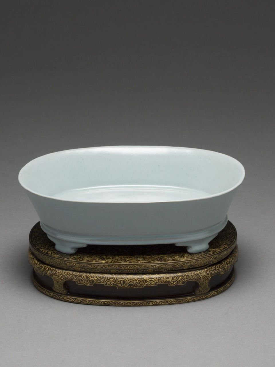 79 存世的六件北宋汝窑水仙盆92   	 16615-26615  北宋