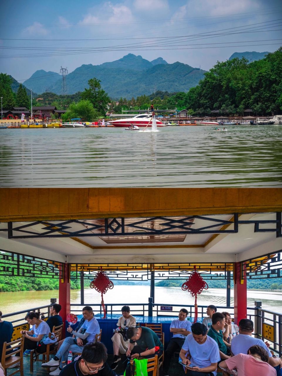 宜都的天龙湾是夏日玩水的好去处 自驾来到宜都市,这个位于高坝洲镇和