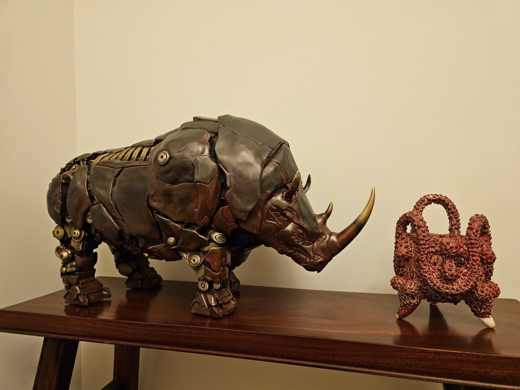 铜师傅 变形金刚7 犀牛勇士 电影版犀牛勇士的野兽形态建模还是不错的