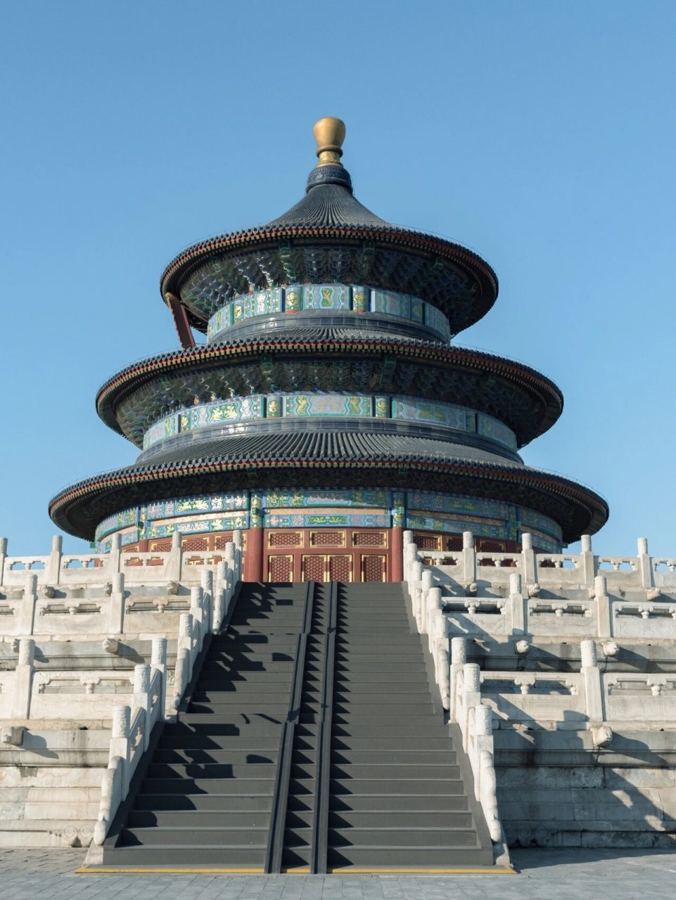 中国传统2种祭祀建筑|坛庙建筑|祈年殿78  天坛公园中的祈年殿已经