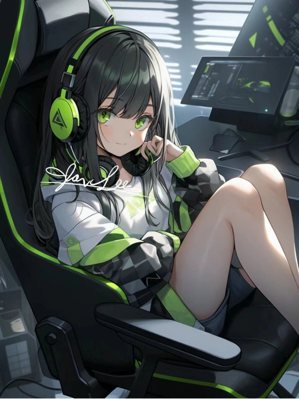 电竞女孩头像 下次发什么大家说,希望喜欢.