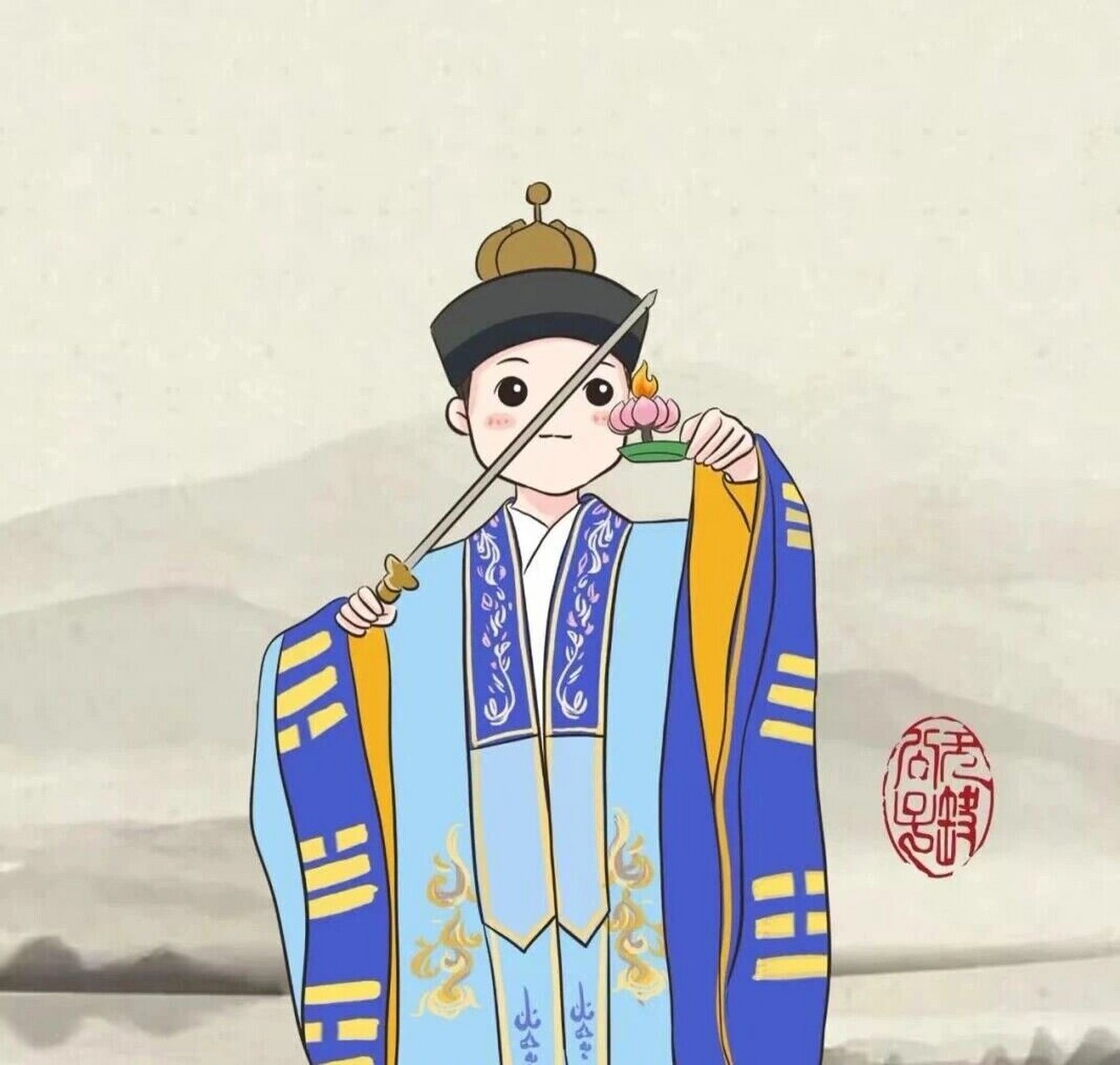 道教# #道系青年# #道系头像