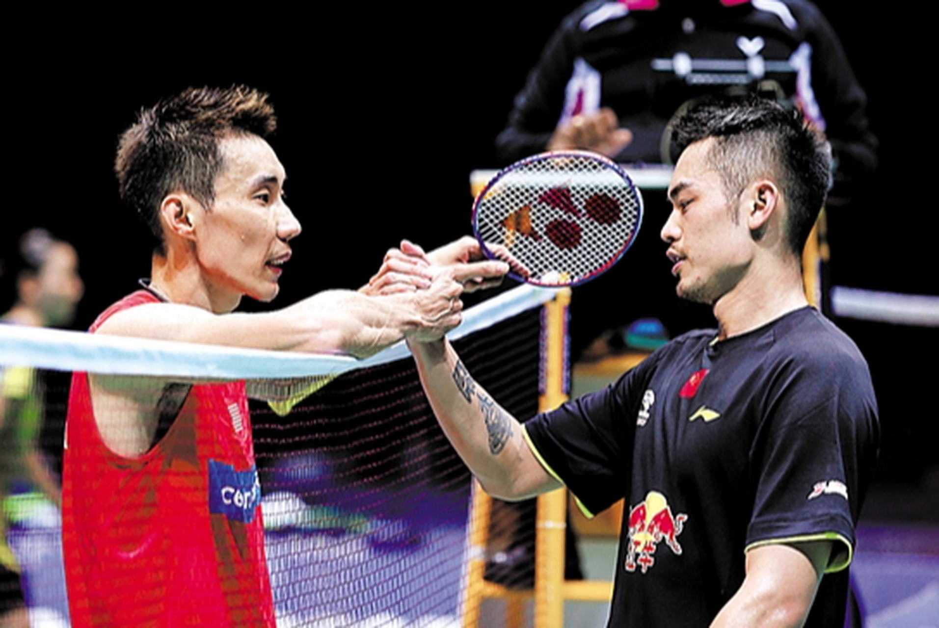 羽毛球##再无林李大战##林丹李宗伟入选世界羽联名人堂# 林丹和