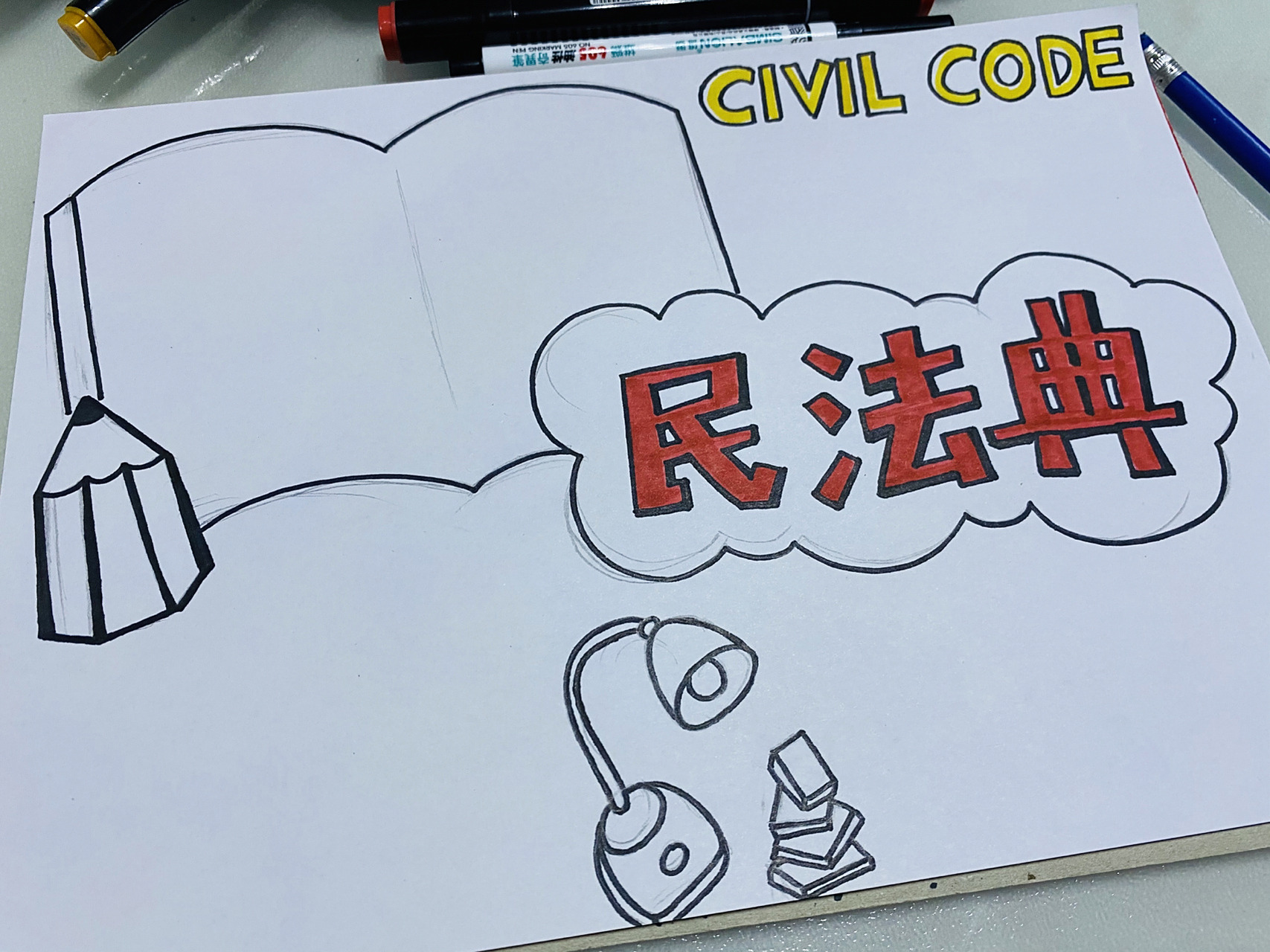 "民法典"手抄报 关于民法典的手抄报模版来咯!